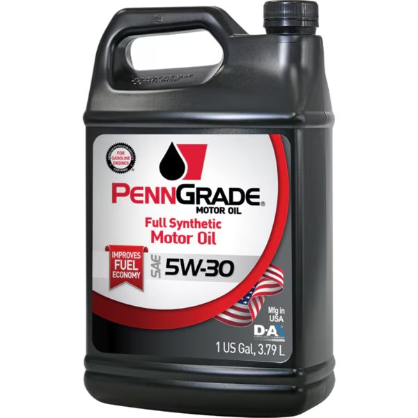 PennGrade Full Synthetic Motor Oil SAE 5W30 - 4/1 Gallon Jug Case, D-A Lubricant Co, Mfr#: 62834